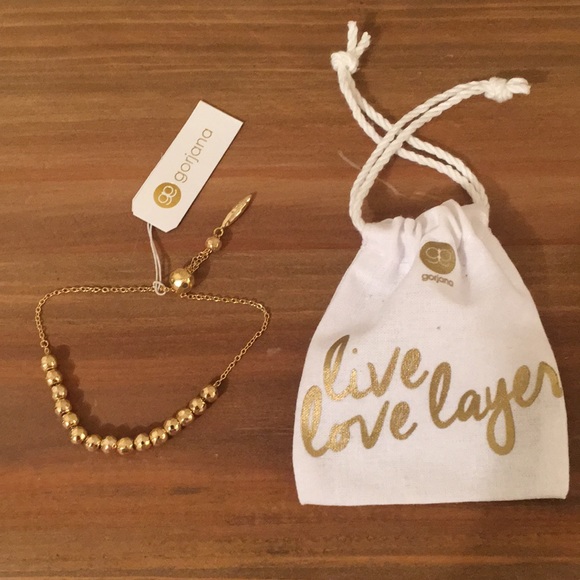 Gorjana Laguna Large Adjustable Bracelet - Gold - Picture 8 of 10